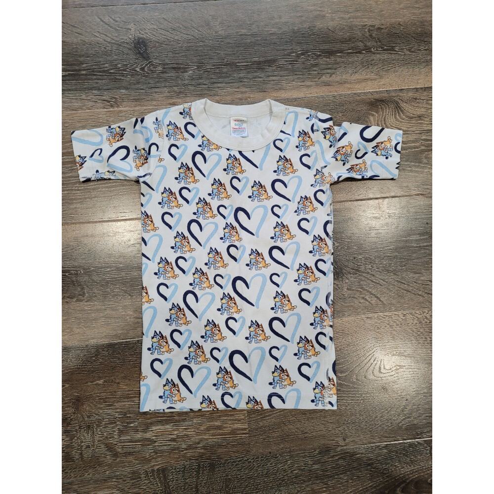 Hanna Andersson Girls‎ Bluey Heart Top Shirt size 10 #4